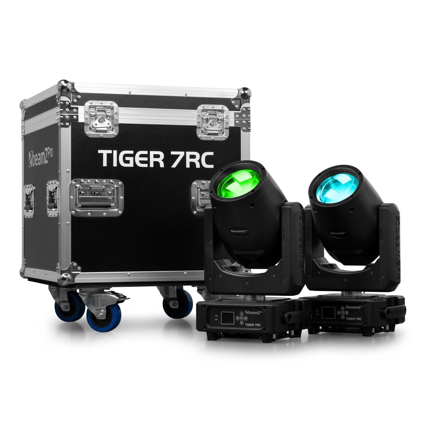 TIGER 7RC 230W BEAM MOVING HEAD 2PCS IN FLIGHTCASE