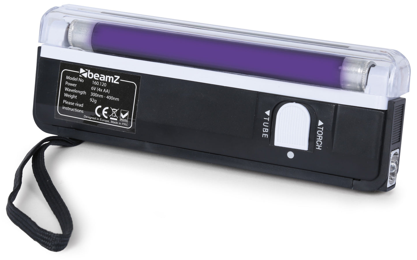 BUV15TL UV SET TL15CM ZAKLAMP - ZWART