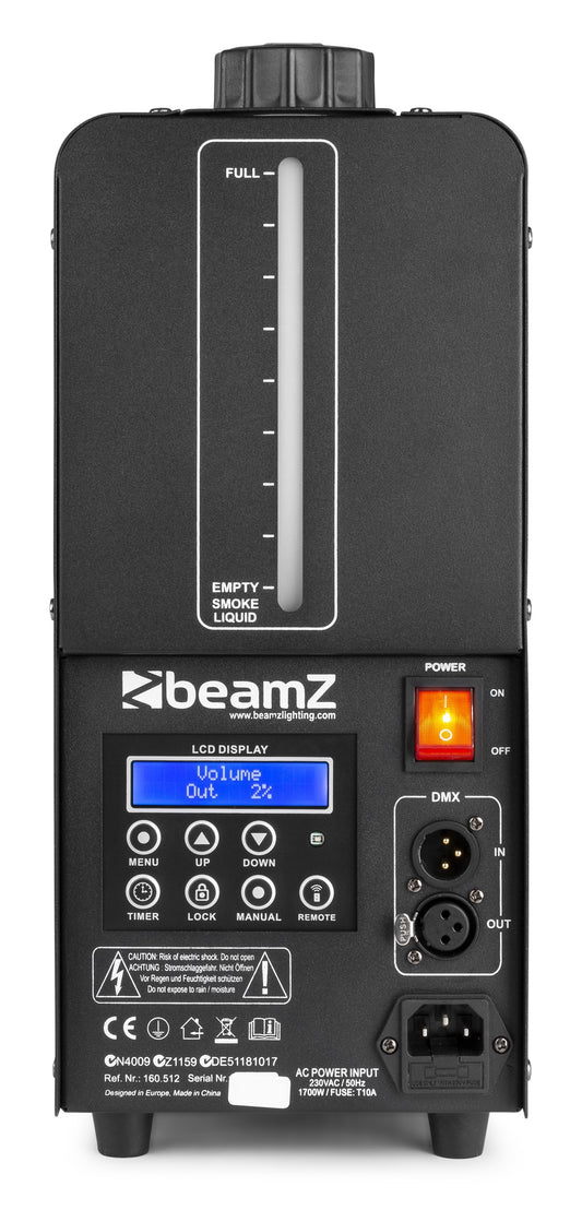 BeamZ H2000 fazer rookmachine met DMX - 1700W