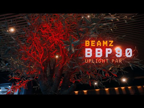 BBP90 BATTERY UPLIGHT PAR 4X 4W