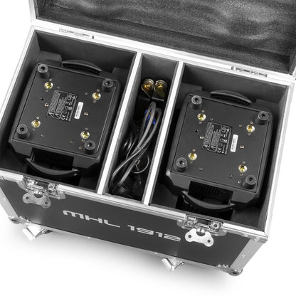 MHL1912 LED WASH MOVING HEAD WITH ZOOM 2PCS IN FLIGHTCASE