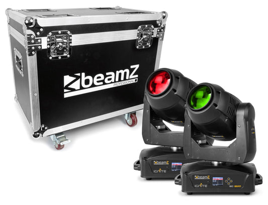 IGNITE180B LED BEAM MOVING HEAD 2PCS IN FLIGHTCASE