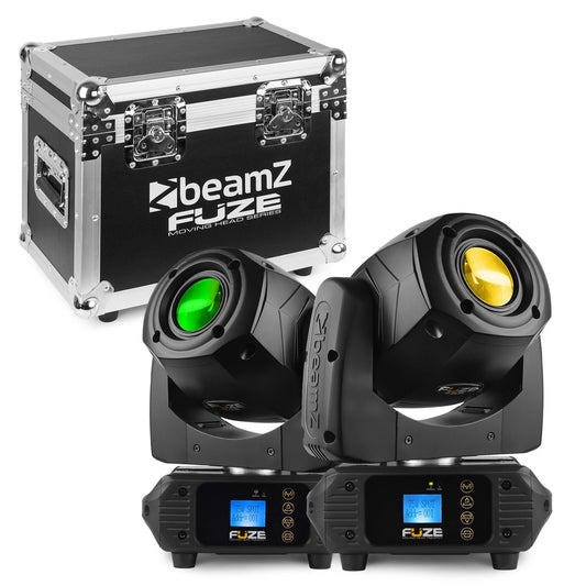 Fuze75S LED Spot Moving Head 2pcs in Flightcase