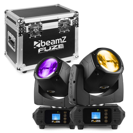 Fuze75B LED Beam Moving Head 2pcs in Flightcase