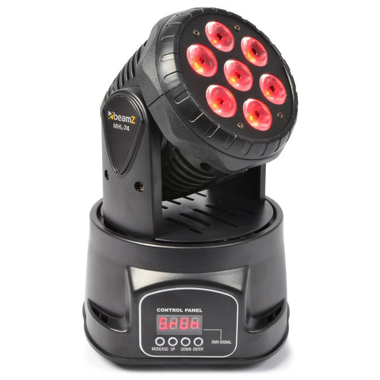 MHL74 LED WASH MOVING HEAD 7X10W BLACK