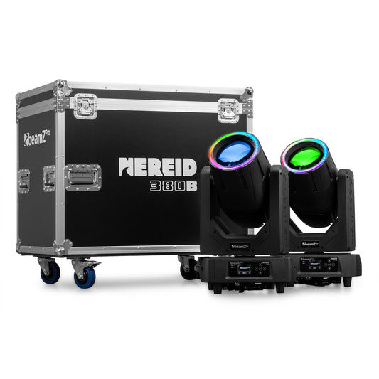 NEREID380B OUTDOOR MOVING HEAD BEAM 2PCS IN FLIGHTCASE