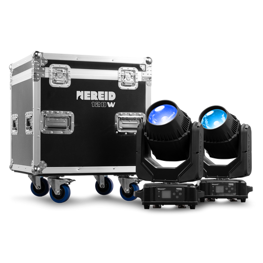 NEREID1R OUTDOOR 1R BEAM MOVING HEAD 2PCS IN FLIGHTCASE