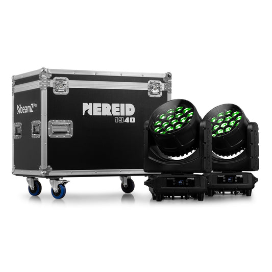 NEREID1940 OUTDOOR LED BEE EYE MOVING HEAD WITH ZOOM 2PCS IN FLIGHTCASE