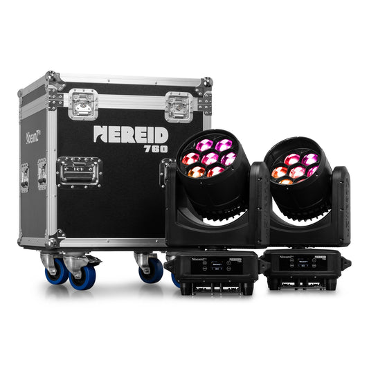 NEREID760 OUTDOOR LED BEE EYE MOVING HEAD WITH ZOOM 2PCS IN FLIGHTCASE