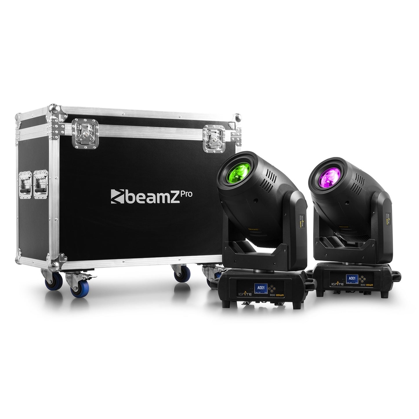IGNITE300A LED BSW MOVING HEAD WITH ANIMATION 2PCS IN FLIGHTCASE