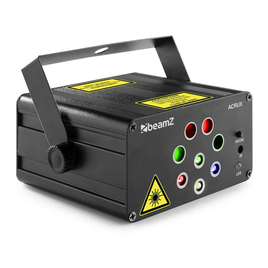 ACRUX QUATRO R/G PARTY LASER SYSTEM WITH RGBW LEDS