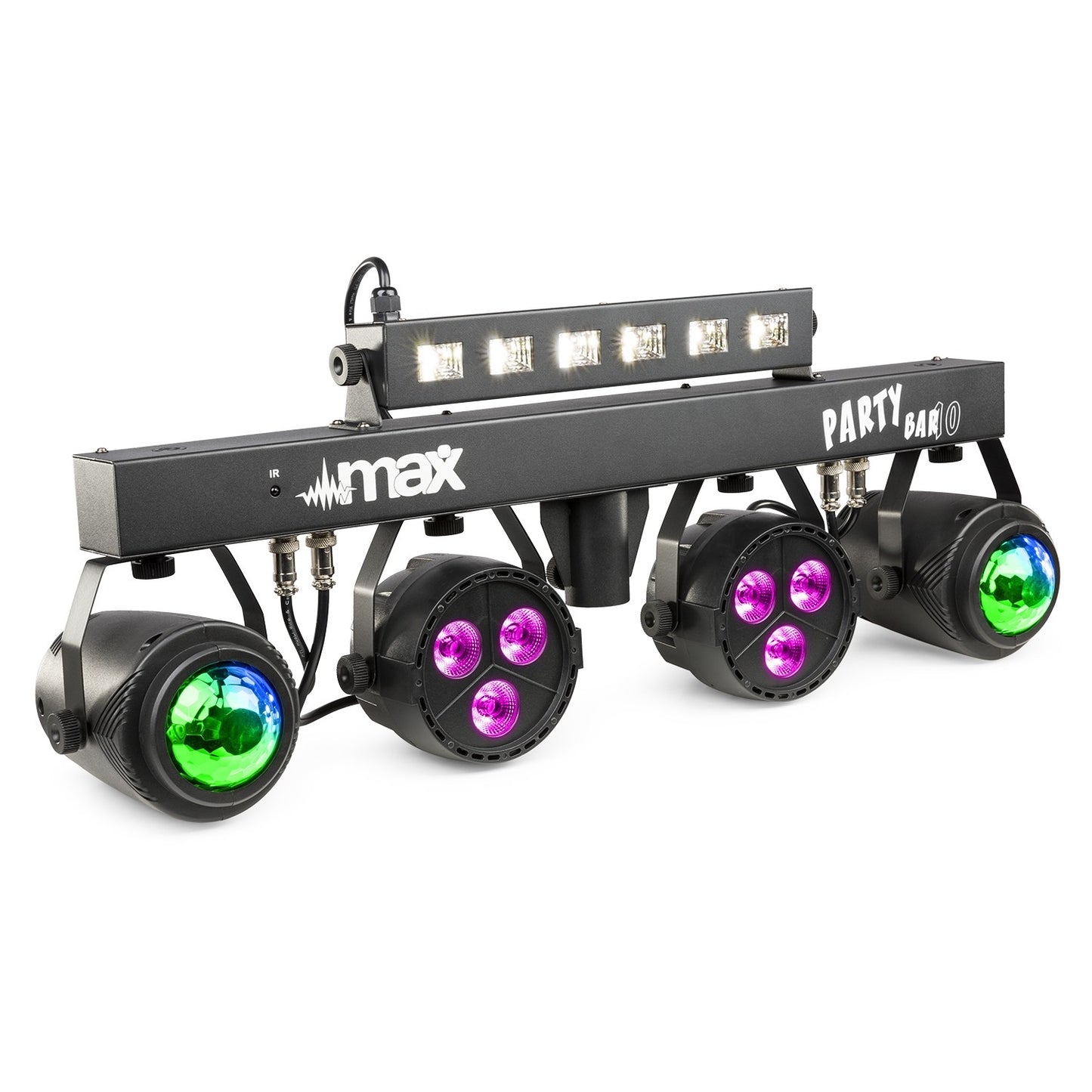 PartyBar10 Set 2x Jelly Moon, 2xPAR and UV/Strobe