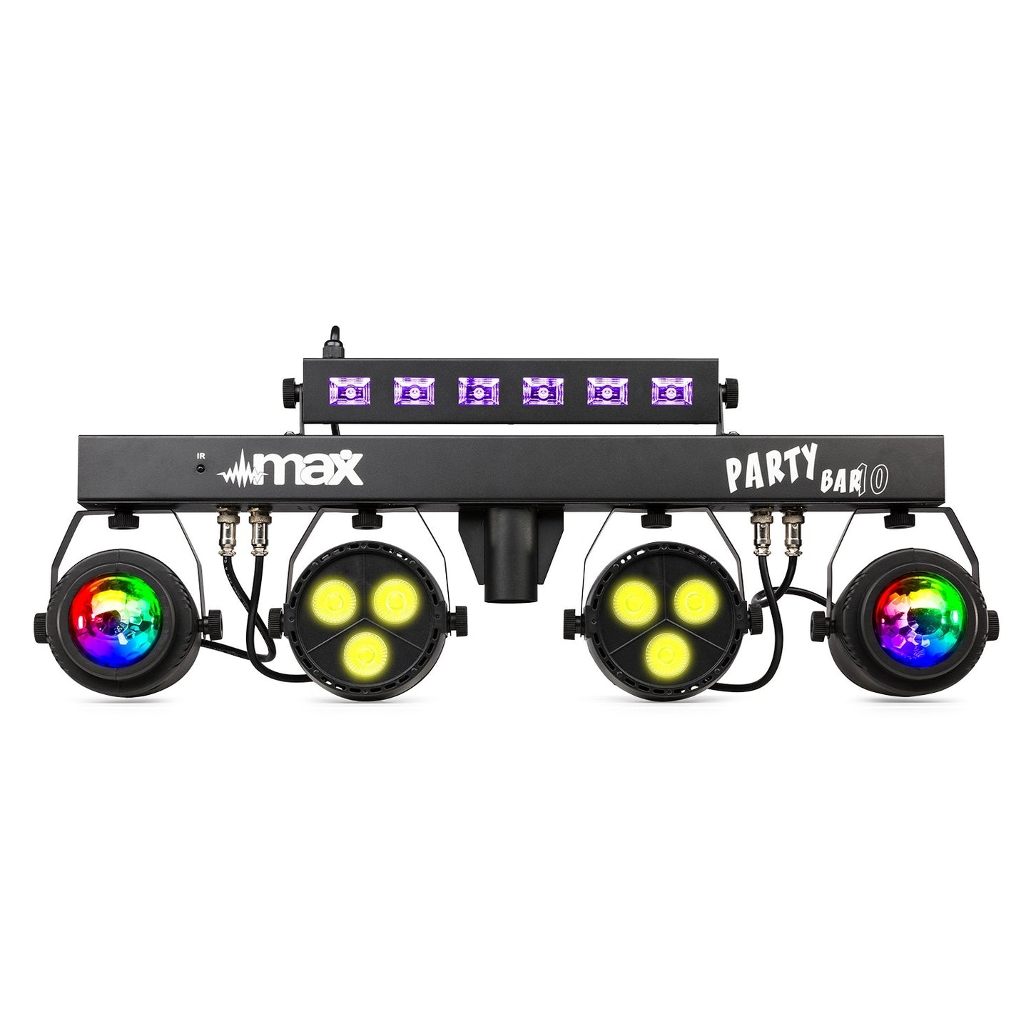 PartyBar10 Set 2x Jelly Moon, 2xPAR and UV/Strobe