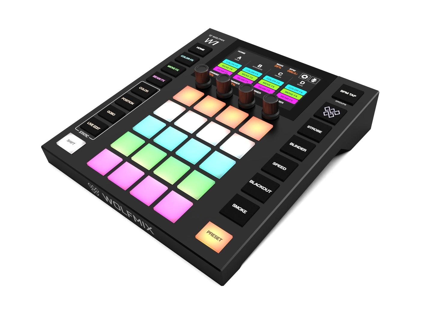 WOLFMIX W1 MK2 DMX LIGHTING CONTROLLER