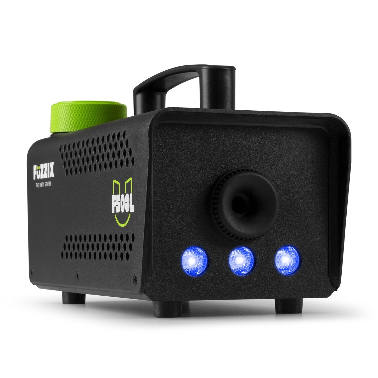 Fuzzix F503L rookmachine 500 Watt - 3 RGB LEDs - draadloze afstandsbediening - incl 250ml rookvloeistof