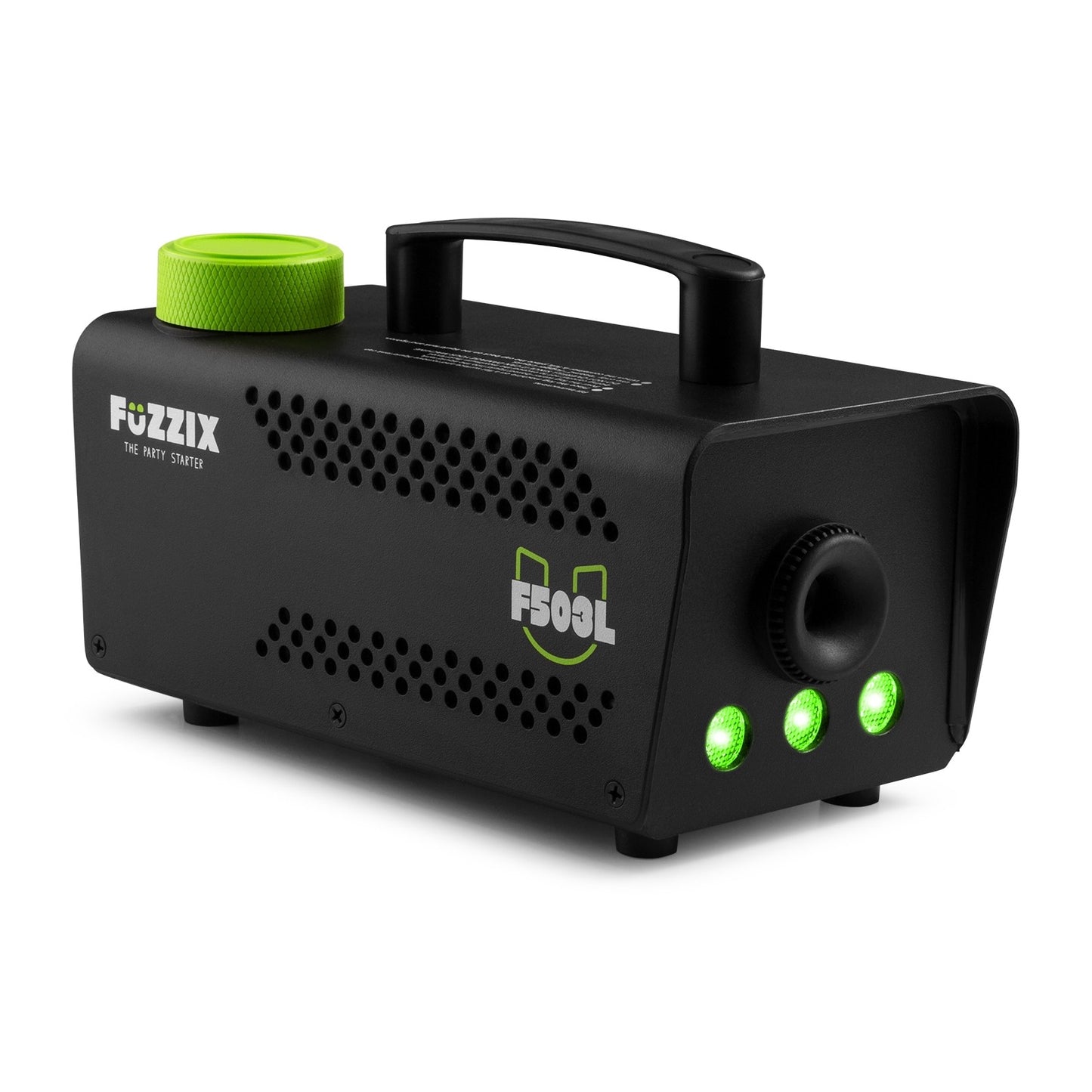 Fuzzix F503L rookmachine 500 Watt - 3 RGB LEDs - draadloze afstandsbediening - incl 250ml rookvloeistof