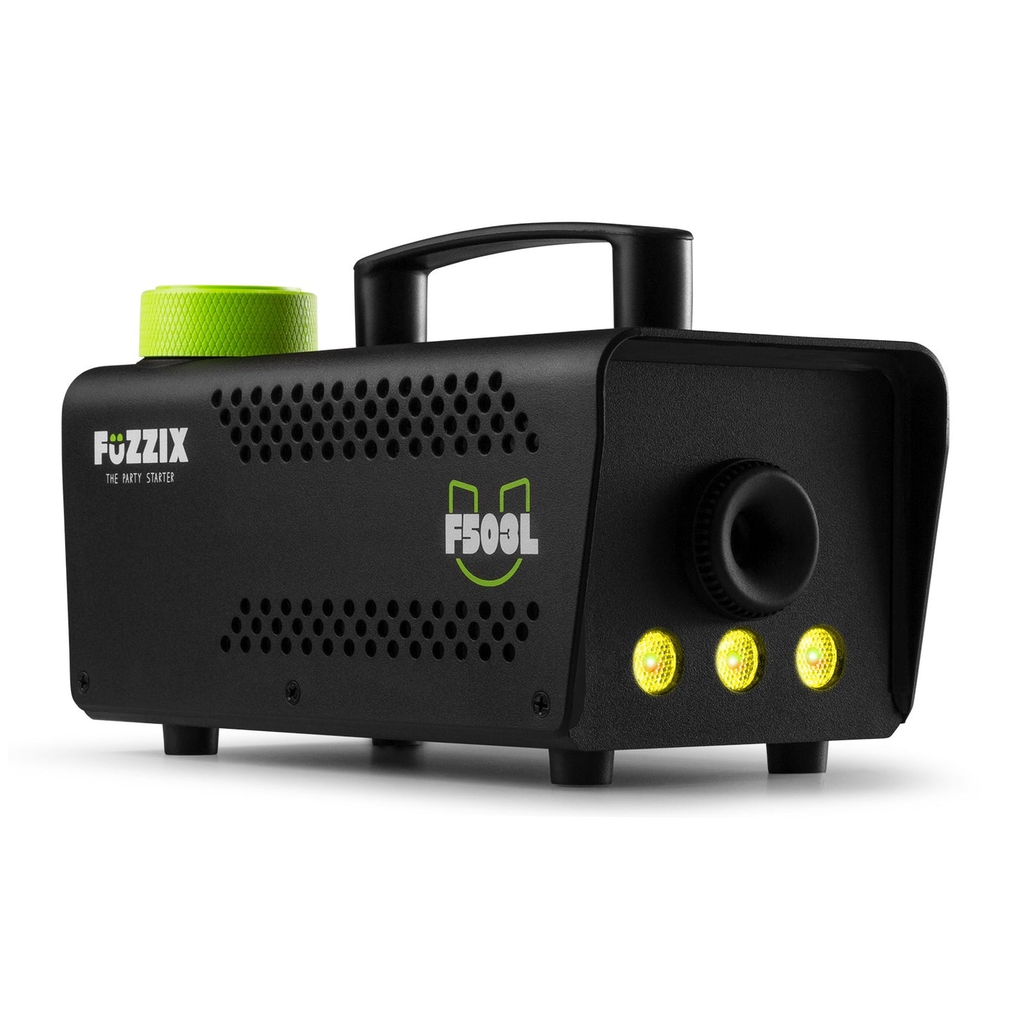 Fuzzix F503L rookmachine 500 Watt - 3 RGB LEDs - draadloze afstandsbediening - incl 250ml rookvloeistof