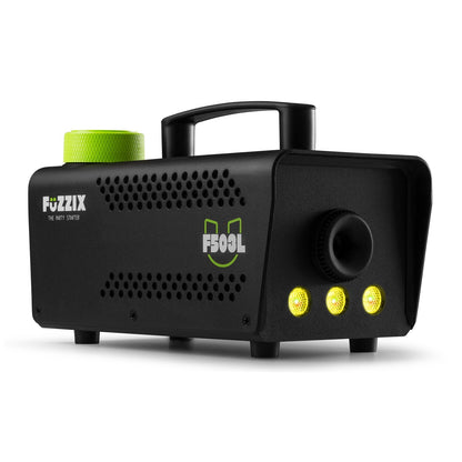 Fuzzix F503L rookmachine 500 Watt - 3 RGB LEDs - draadloze afstandsbediening - incl 250ml rookvloeistof