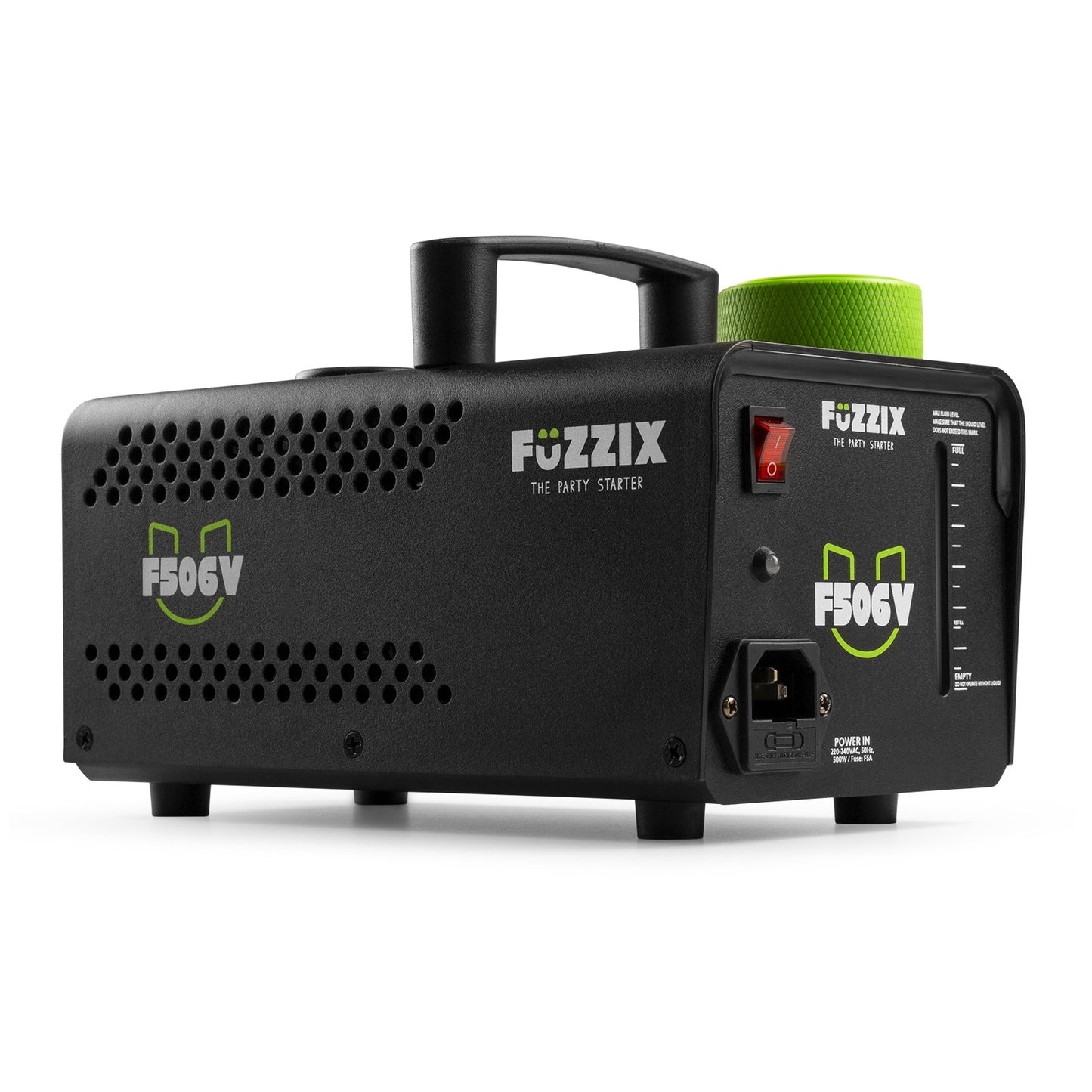 Fuzzix F506V Verticale rookmachine - 6 RGB LEDs - Draadloze afstandsbediening - incl. 250 ml rookvloeistof