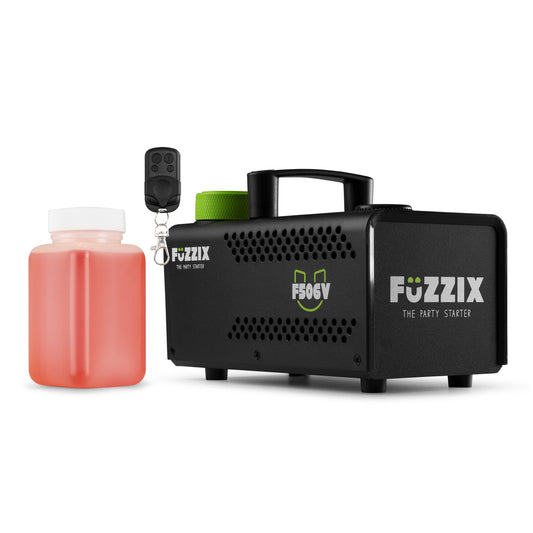 Fuzzix F506V Verticale rookmachine - 6 RGB LEDs - Draadloze afstandsbediening - incl. 250 ml rookvloeistof