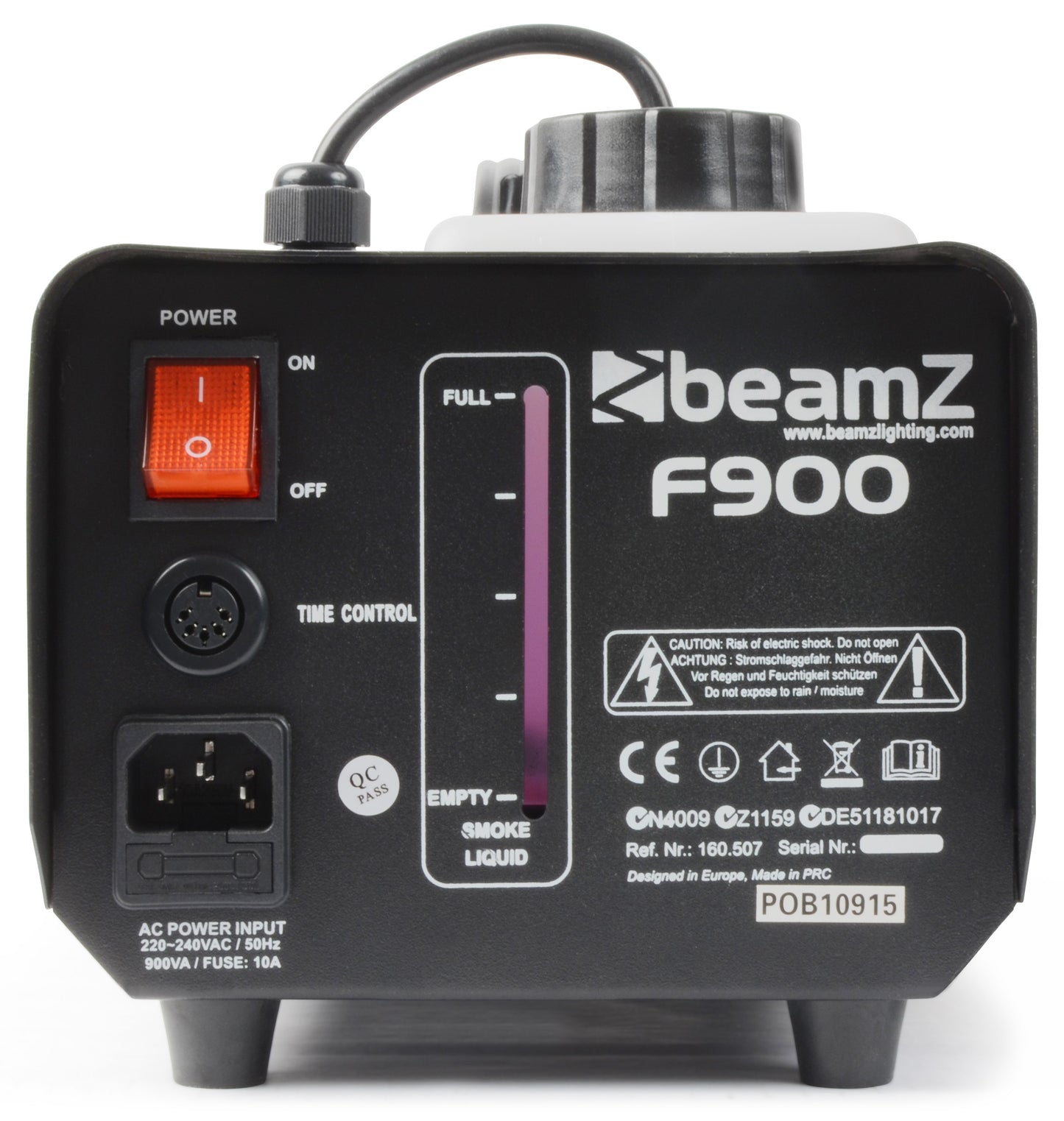 BeamZ F900 fazer rookmachine 900W met afstandsbediening