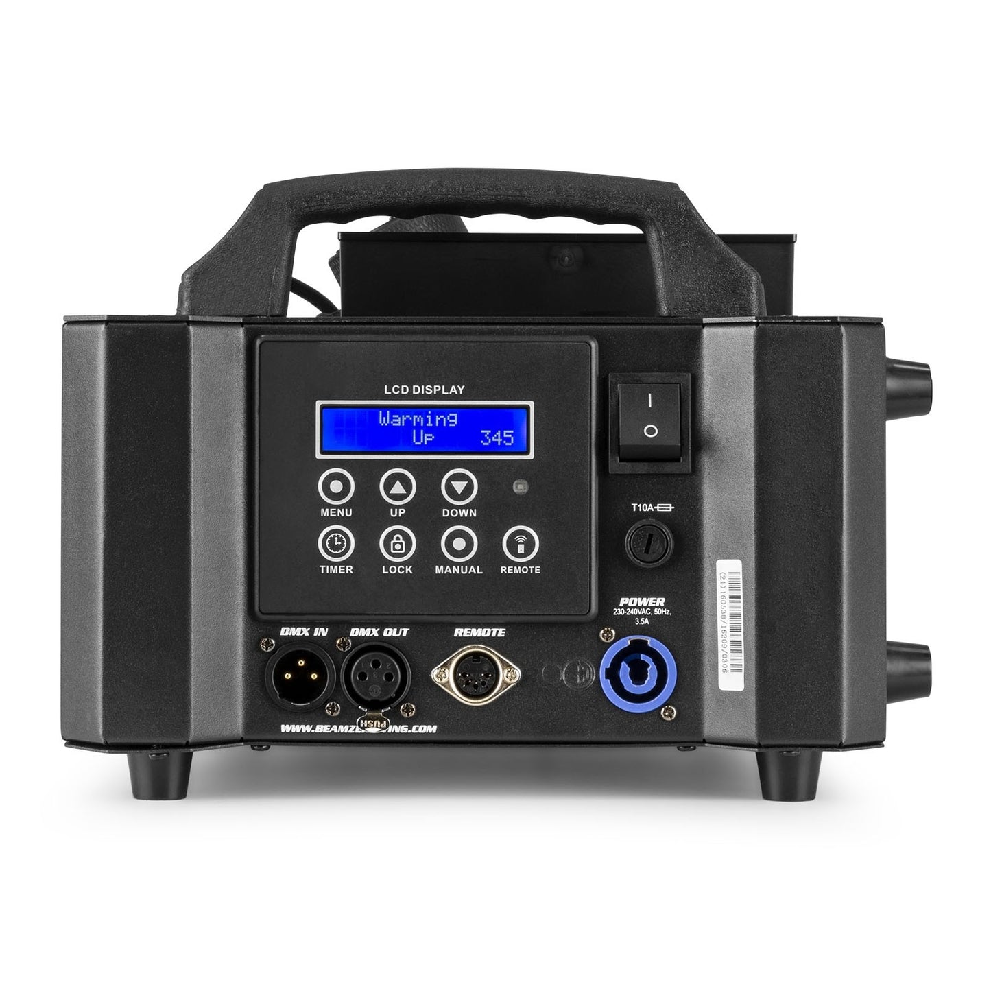 BeamZ rookmachine BLAZE800 - Horizontale en verticale rookmachine met licht - 800W