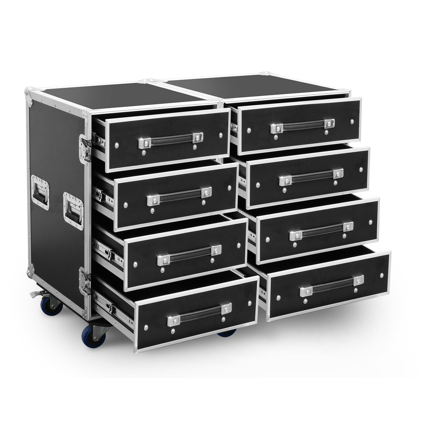PD-FA4 Flightcase Roadie 8 ladenkast
