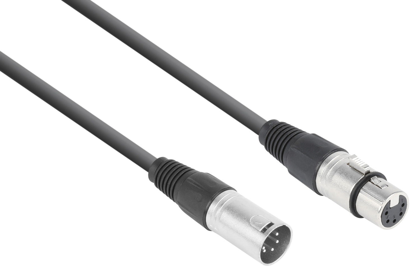 CX102-1 DMX KABEL 5-PIN XLR MALE-FEMALE 1.5M