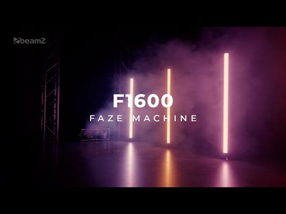 Retourdeal - BeamZ F1600 Pro Faze DMX fazer rookmachine in flightcase - 1600W